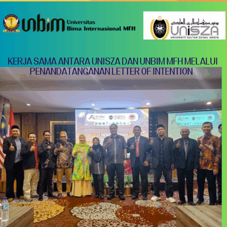 Read more about the article KERJA SAMA ANTARA UniSZA DAN UNBIM MFH MELALUI PENANDATANGANAN LETTER OF INTENTION