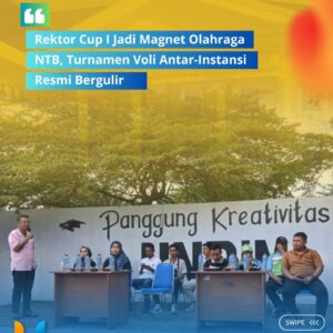 Read more about the article Rektor Cup I Jadi Magnet Olahraga di NTB, Turnamen Voli Antar Instansi Resmi Bergulir