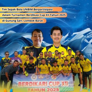 Read more about the article Tim Sepak Bola UNBIM Berpartisipasi dalam Turnamen Berdikari Cup XII Tahun 2025 di Gunung Sari, Lombok Barat