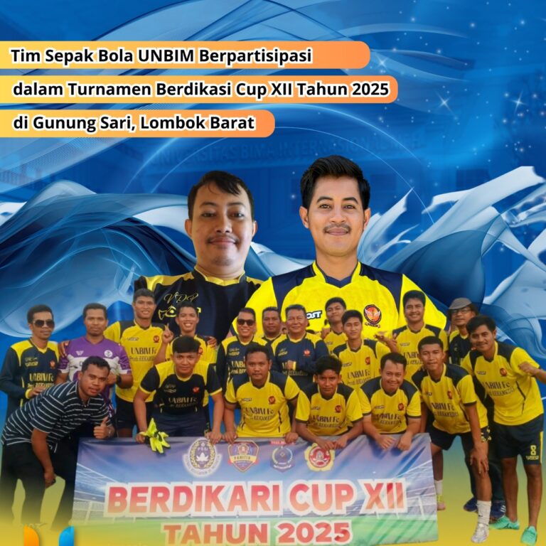 Read more about the article Tim Sepak Bola UNBIM Berpartisipasi dalam Turnamen Berdikari Cup XII Tahun 2025 di Gunung Sari, Lombok Barat