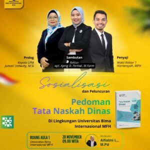 Read more about the article UNBIM Gelar Sosialisasi dan Peluncuran Pedoman Tata Naskah Dinas