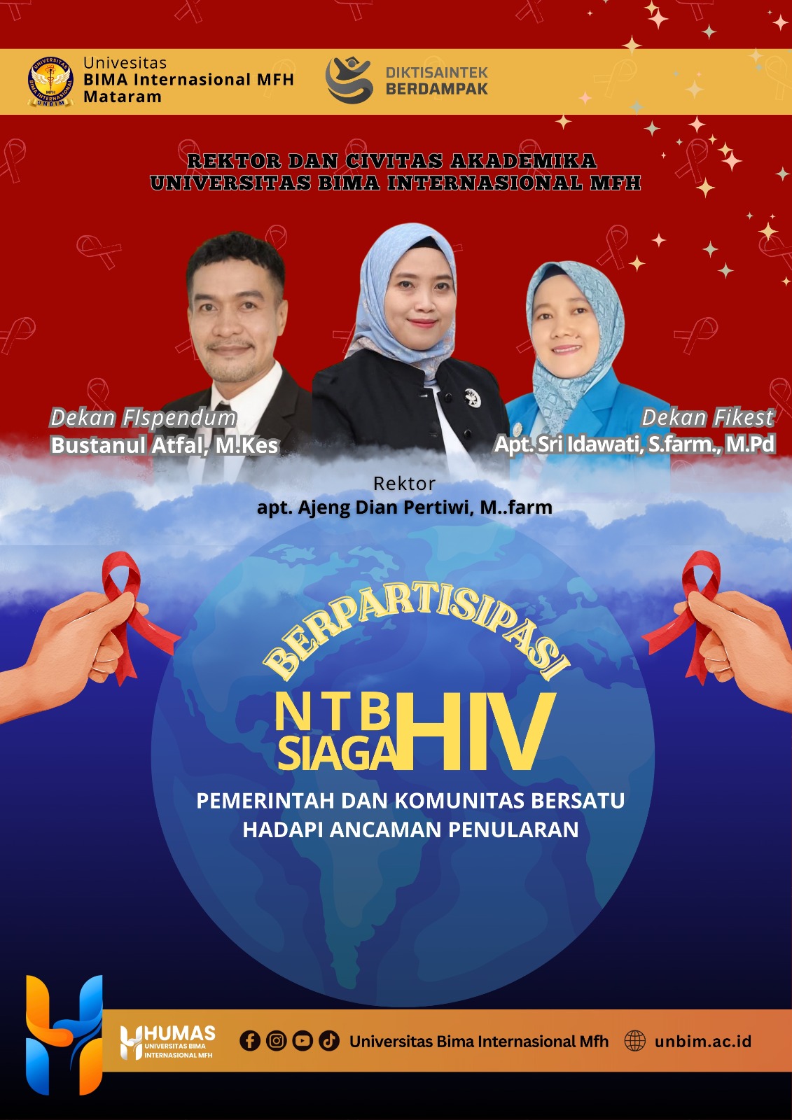 You are currently viewing NTB Siaga HIV, UNBIM Siap Berpartisipasi dalam Upaya Pencegahan dan Edukasi Kesehatan Masyarakat