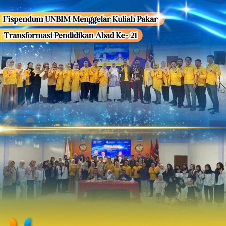 Read more about the article Fispendum UNBIM Gelar Kuliah Pakar Transformasi Pendidikan Abad ke-21