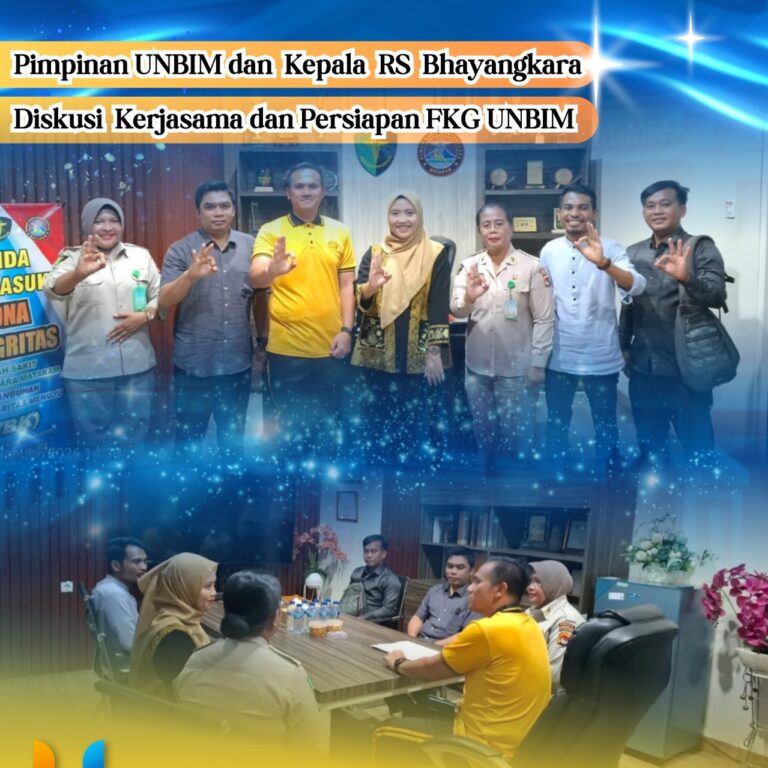 Read more about the article Pimpinan UNBIM dan RS Bhayangkara Bahas Kerja Sama Strategis dan Persiapan FKG UNBIM
