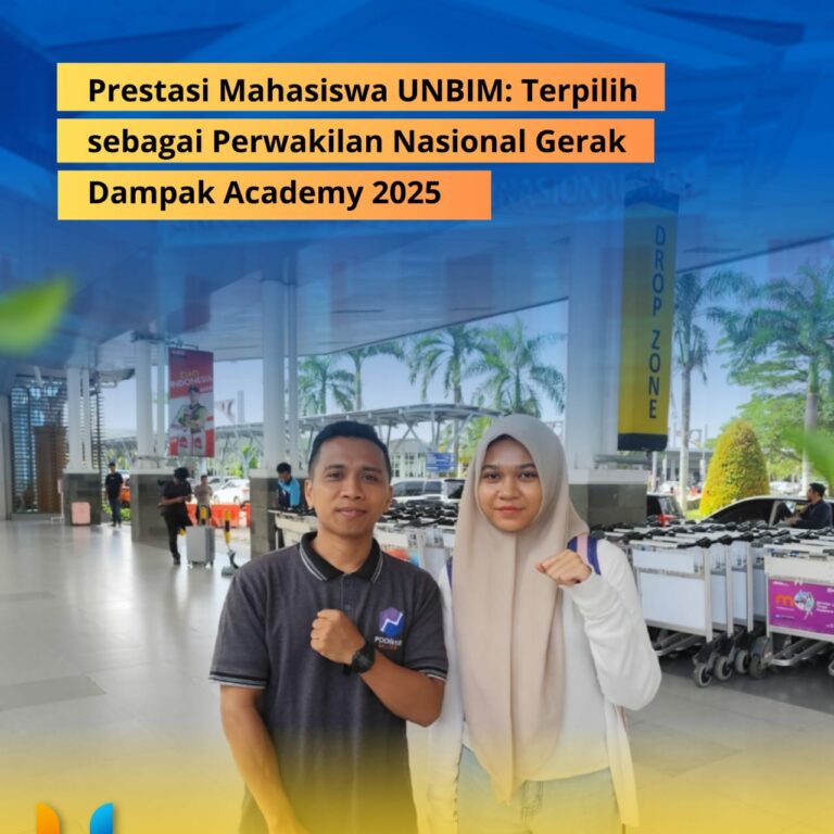 Read more about the article Prestasi Mahasiswa UNBIM: Terpilih sebagai Perwakilan Nasional Gerak Dampak Academy 2025