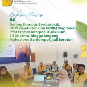 Read more about the article Dorong Kampus Berdampak, BPJS Kesehatan dan UNBIM Siap Teken Pilot Project Integrasi Kurikulum, Tri Dharma, hingga Magang Mahasiswa Berdampak jadi Sorotan
