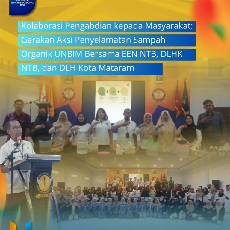 Read more about the article Kolaborasi Pengabdian kepada Masyarakat: Gerakan Aksi Penyelamatan Sampah Organik UNBIM Bersama EEN NTB, DLHK NTB dan DLH Kota Mataram
