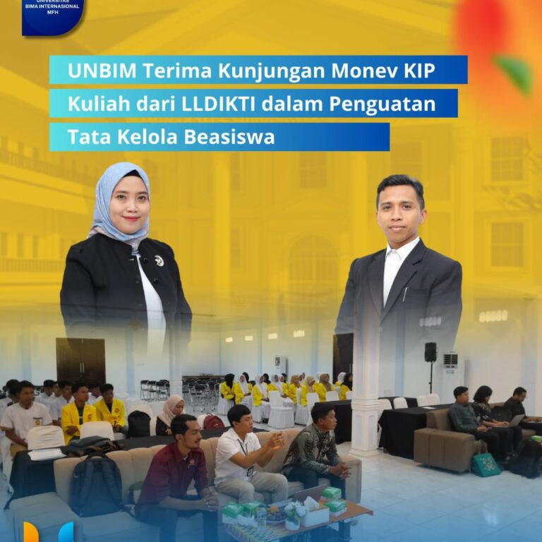 Read more about the article UNBIM Terima Kunjungan Monev KIP Kuliah dari LLDIKTI dalam Penguatan Tata Kelola Beasiswa