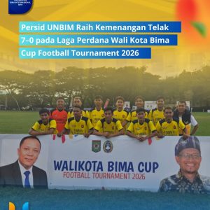 Read more about the article Persid UNBIM Raih Kemenangan Telak 7–0 pada Laga Perdana Wali Kota Bima Cup Football Tournament 2026