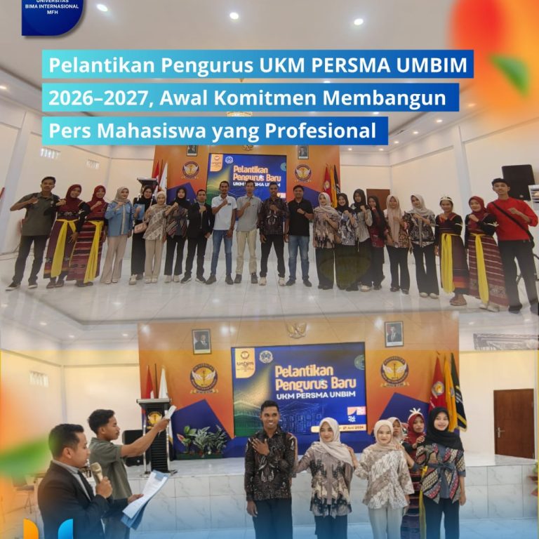 Read more about the article Pelantikan Pengurus UKM PERSMA UNBIM 2026–2027, Awal Komitmen Membangun Pers Mahasiswa yang Profesional