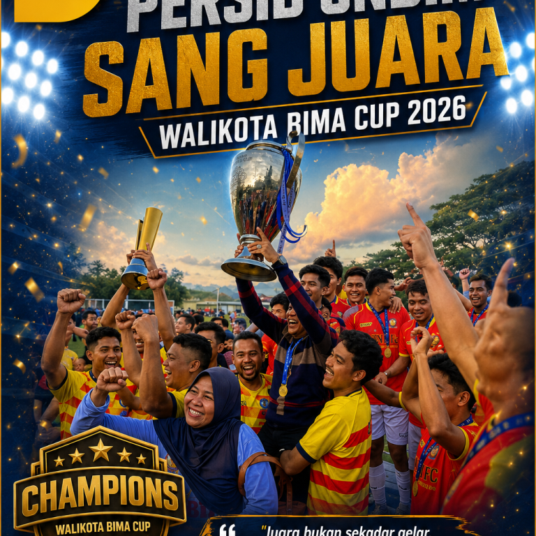 Read more about the article PERSID UNBIM FC Juara Walikota Bima Cup 2026, Tundukkan Mekar Sari FC dalam Final Dramatis