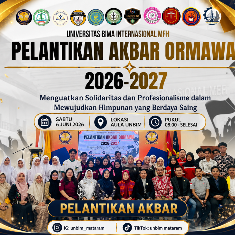 Read more about the article Pelantikan Akbar Ormawa UNBIM 2026–2027: Perkuat Solidaritas dan Profesionalisme Organisasi Mahasiswa