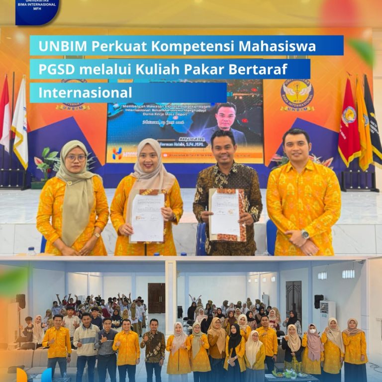 Read more about the article UNBIM Perkuat Kompetensi Mahasiswa PGSD, Melelui Kuliah Pakar Bertaraf Internasional