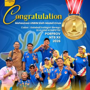 Read more about the article Tiga Mahasiswa UNBIM Meraih Medali Emas untuk Lombok Barat pada Cabang Gateball PORPROV NTB XII 2026