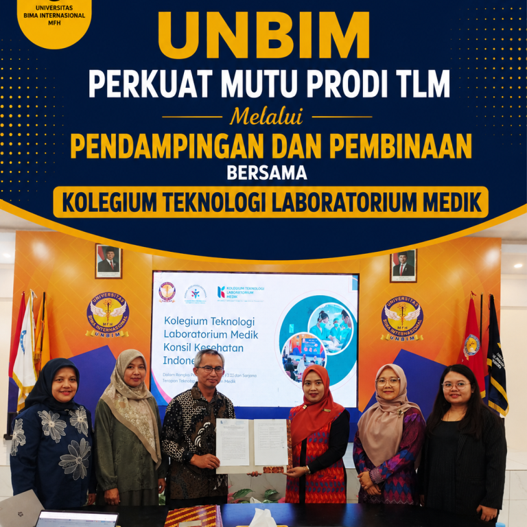 Read more about the article UNBIM Perkuat Mutu Prodi TLM Melalui Pendampingan dan Pembinaan Bersama Kolegium Teknologi Laboratorium Medik
