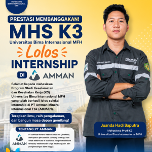 Read more about the article Prestasi Membanggakan Mahasiswa K3 UNBIM, Lolos Program Internship di PT AMMAN