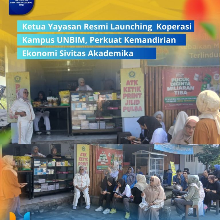 Read more about the article Ketua Yayasan Resmi Launching Koperasi Kampus UNBIM, Perkuat Kemandirian Ekonomi Sivitas Akademika