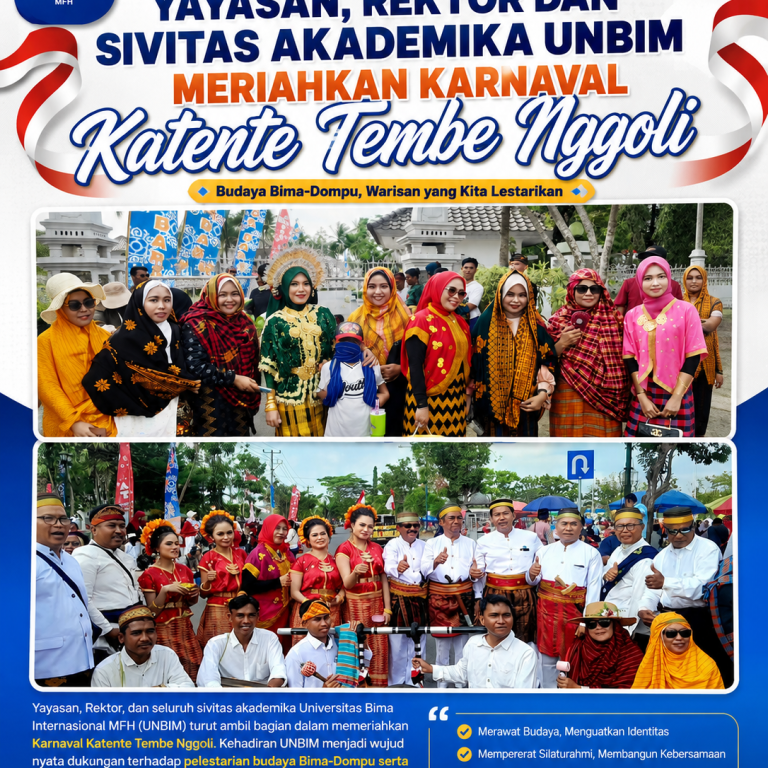 Read more about the article Yayasan, Rektor dan Sivitas Akademika UNBIM Meriahkan Karnaval Katente Tembe Nggoli