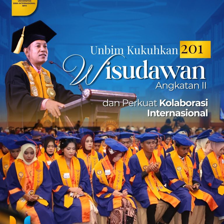 Read more about the article UNBIM Kukuhkan 201 Wisudawan Angkatan II, Perkuat Kolaborasi Internasional
