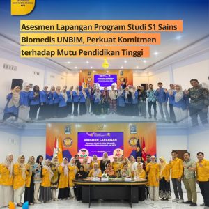 Read more about the article Asesmen Lapangan Program Studi S1 Sains Biomedis UNBIM, Perkuat Komitmen terhadap Mutu Pendidikan Tinggi